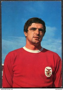 p1065 -Portugal ARTUR JORGE Postcard 1970s Benfica Lisboa Soccer Player Football