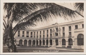 RPPC Postcard Hotel Washington Cristobal Panama