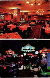Muncie, IN Indiana  HOTEL VAN ORMAN-ROBERTS Restaurant & Carnival Bar Postcard