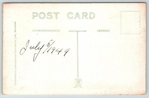 1949  Alberta  Canada  Cold Lake  Old Town  Postcard