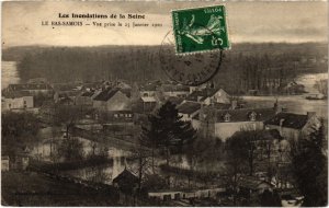 CPA Samois Vue prise le 25 janvier 1910 FRANCE (1300898)