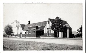 Santa Fe Depot, Enid Oklahoma - c1950s Vintage Postcard Train Station KJ2