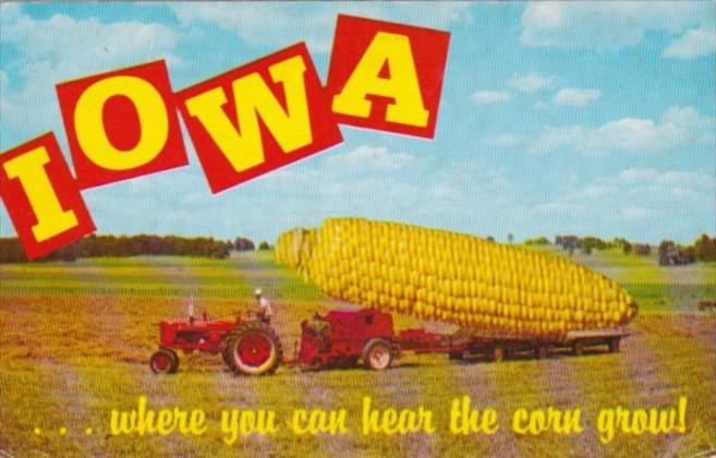 Humour Exageration Iowa Where You Can Hear The Corn Grow