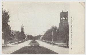 Peoria Illinois 1907 Postcard Hamilton Street Boulevard