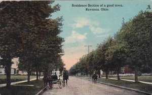 Ohio Ravenna Residence Section Street Scene