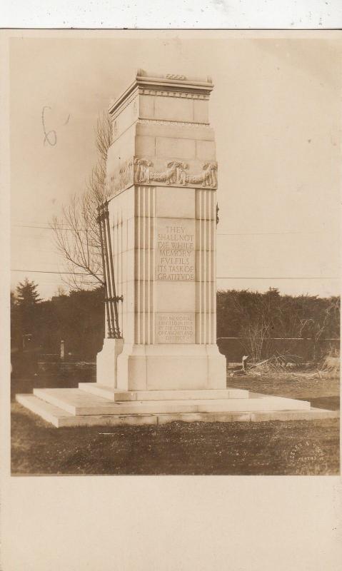 B81147 memorial erected by the citizens of calgary canada alber front/back image