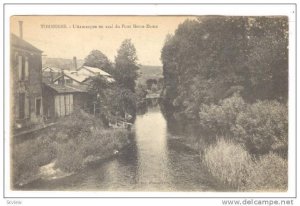 Tonnerre , Yonne department , France. 00-10s ; L'Armancon en aval du Pont Not...