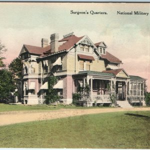 c1910s Kansas National Military Home Surgeon's Quarters Postcard Albertype A48