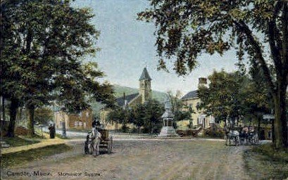 Monument Square in Camden, Maine