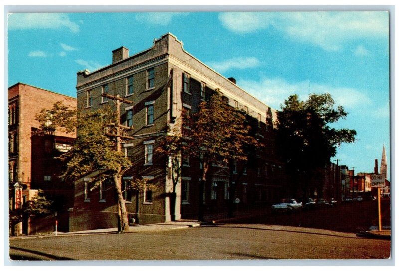 Halifax Nova Scotia Postcard Carleton Hotel Exterior View Building c1960 Vintage