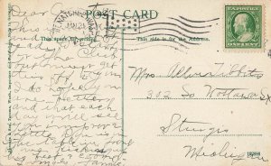 WENATCHEE WASHINGTON~LINCOLN ROCK-COLUMBIA RIVER~1910s POSTCARD