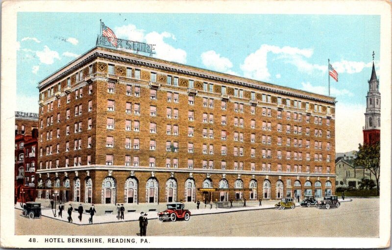 Postcard Hotel Berkshire in Reading Pennsylvania