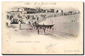 Palavas floods Old Postcard Beach