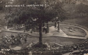 RPPC AMPITHEATRE CAMP JOHN HAY PHILIPPINES REAL PHOTO POSTCARD (c. 1910) ##