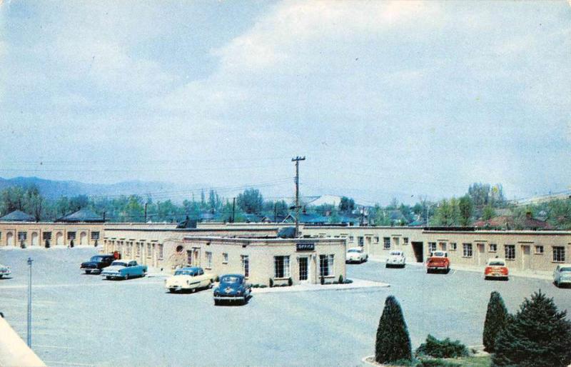 Price Utah Mission Motel Birdseye View Vintage Postcard K67870