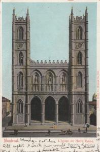 Cathedral of Notre Dame - Montreal QC, Quebec, Canada - pm 1905 - UDB