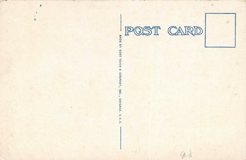 LPS94 Coshocton Ohio Stage Coach Tavern Postcard