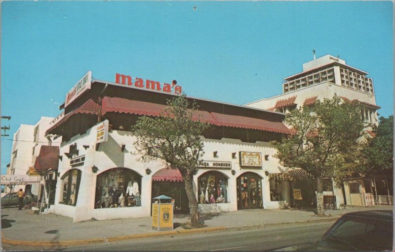 Postcard Mama's Little Italy Restaurant San Juan Puerto Rico