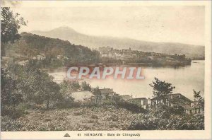 Old Postcard Hendaye Chingoudy Bay