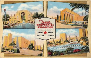 Texas Centennial Exposition 1836-1936 Dallas, TX World's Fair Vintage Postcard