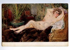 224310 RUSSIA Makovsky NUDE nude girl Luban #85 old postcard