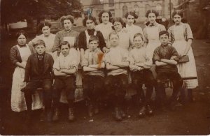 RPPC Postcard Class School Children