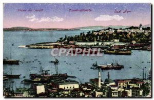 Old Postcard Pointe du Would Constantinople Turkey Turkey