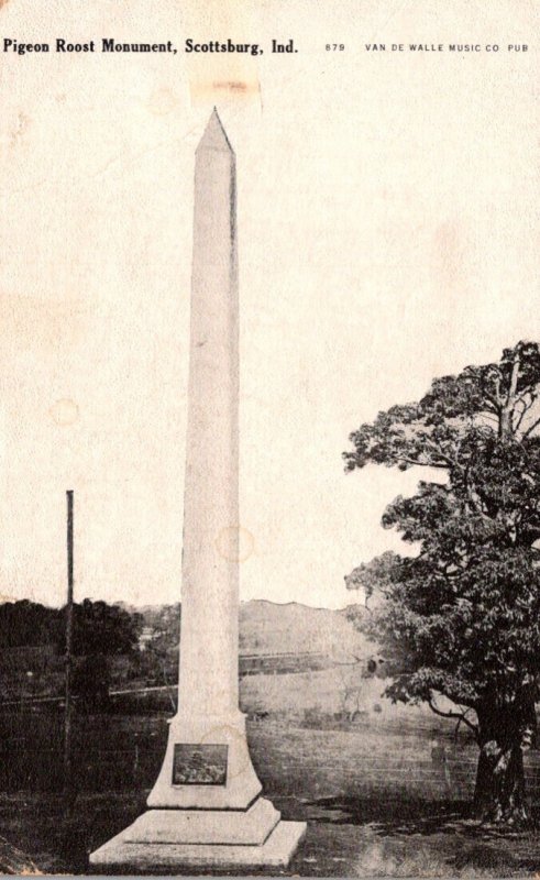 Indiana Scottsburg The Pigeon Roost Monument