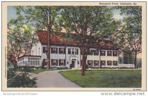 Kentucky Lexington Beaumont Farm Curteich