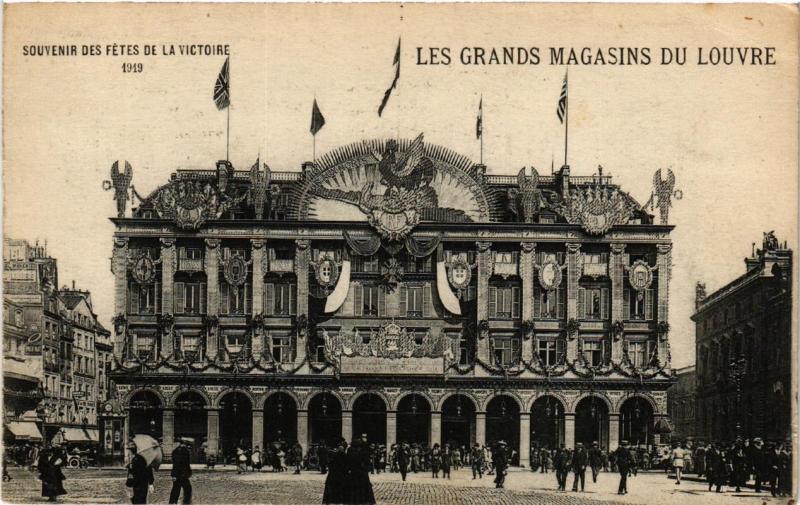 CPA PARIS (1e) Souvenir Fetes de la Victoire Grands Magasins du Louvre (562422)