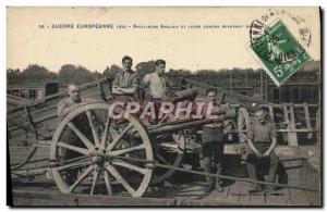 Old Postcard Militaria English Gunners and their guns Welcome Home