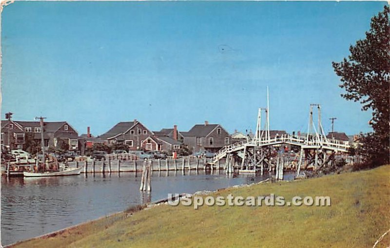 Fishing Village and Footbridge at Perkins Cove in Ogunquit, Maine