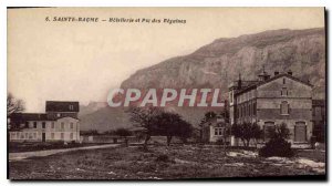 Old Postcard Sainte Baume and Hospitality Woodpecker Reguines