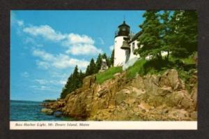 ME Bass Harbor Lighthouse MT MOUNT DESERT ISLAND MAINE