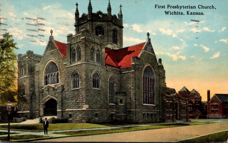 Kansas Wichita First Presbyterian Church 1917