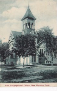 Church First Congregational Church New Hampton Iowa 1908