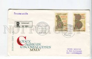 293788 LUXEMBOURG 1983 year EUROPA CEPT registered Echternach real posted cover