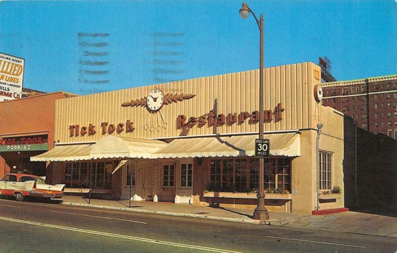 Hollywood California Tik Tok Restaurant Exterior Faade Vintage Postcard U630