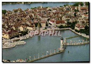 Modern Postcard Landau Bodensee im Hafen