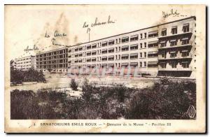 Postcard Old Sanatoriums Emile Roux Musse Estate of Pavilion III