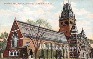 Memorial Hall at Harvard College Cambridge, MA