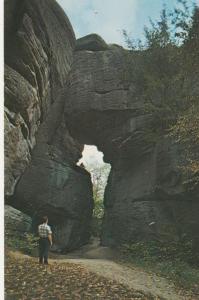 Viewing Rock Formation at Rock City Park, Olean NY, New York