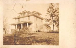 Oneida Illinois Historic Home Real Photo Antique Postcard K102909