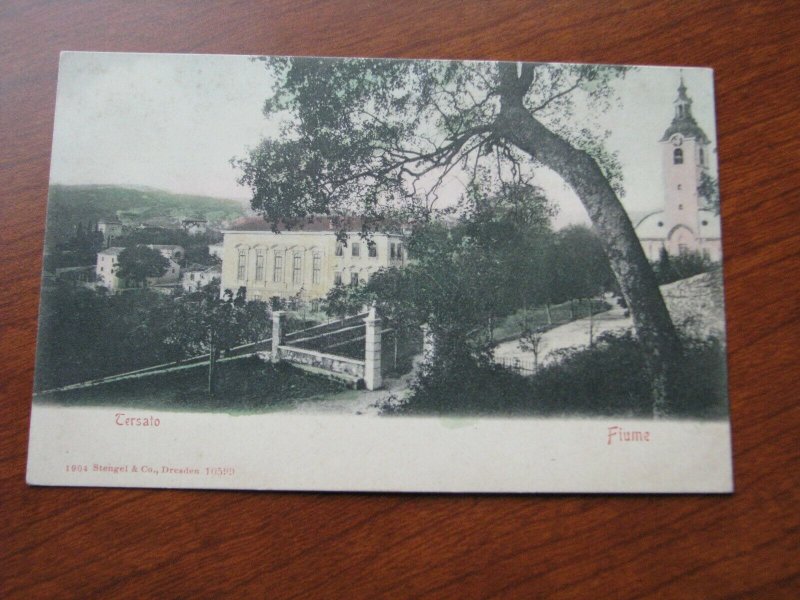 Fiume Postcard UDB 1900-06 Tersalo Building