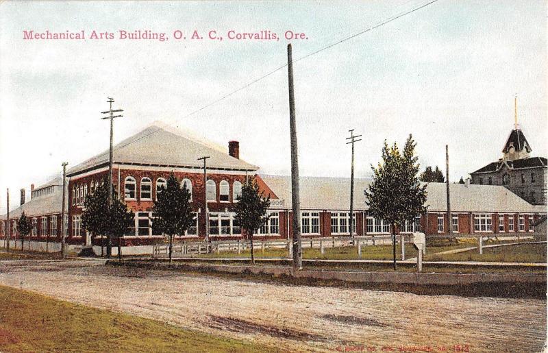 Corvallis, Oregon Antique Postcard (T640)