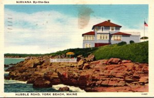 Maine York Beach Nubble Road Nirvana By-The-Sea 1957