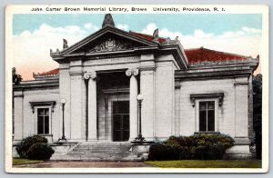 Providence Rhode Island~John Carter Brown Memorial Library @ University~Postcard