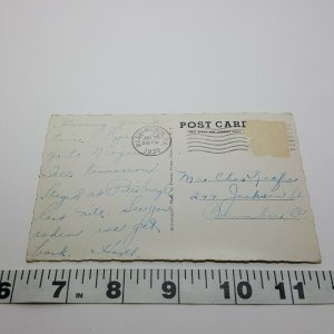 US Post Office Washington Pennsylvania Vintage Postcard