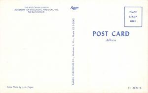 MADISON WISCONSIN~UNIVERSITY MEMORIAL UNION-RATHSKELLER POSTCARD