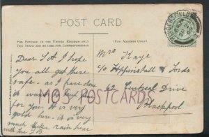 Family History Postcard - Kaye - 62 Central Drive, Blackpool, Lancashire RF2290
